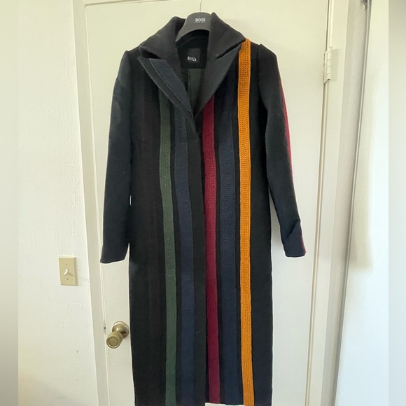 Wool jacket with weaved elements - Picture 2 of 5